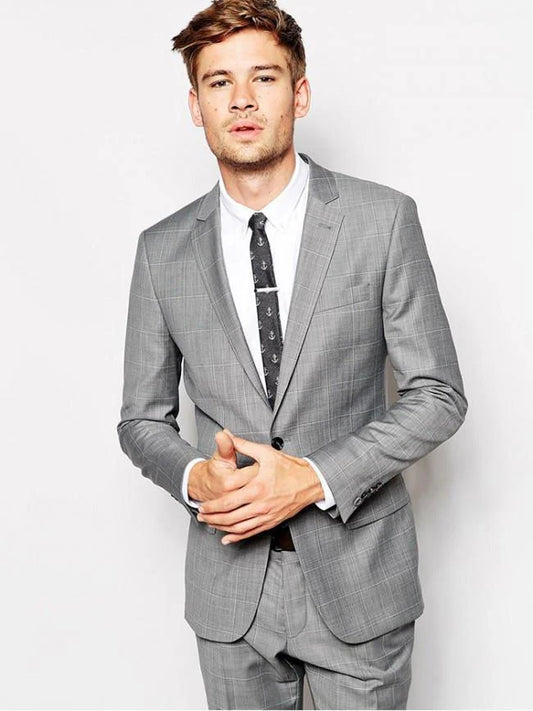 Slim Fit Suit Right Panel