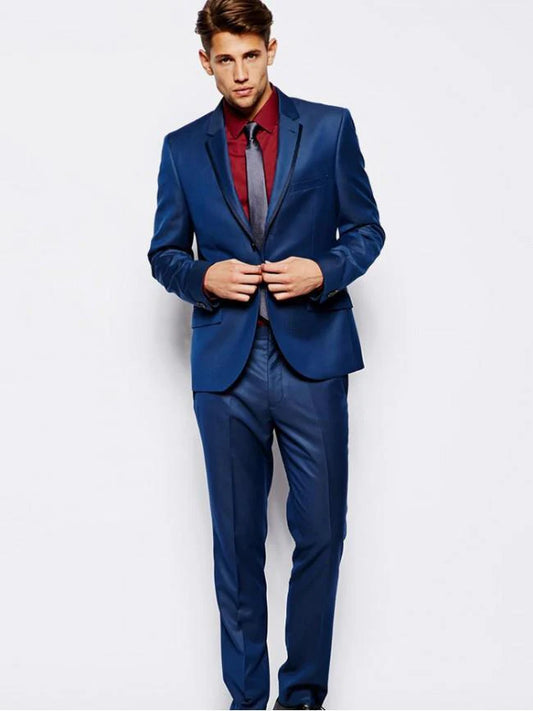 Skinny Fit Suit Oxygen Blue
